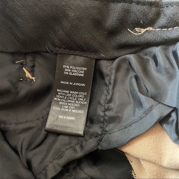 EXPRESS sz 0S Short Khaki Stretch Work Pants - Picture 6 of 7